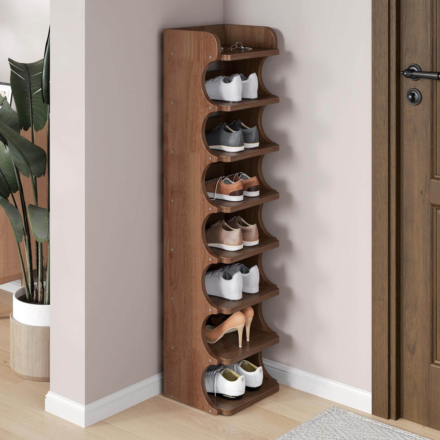 小户型鞋柜全鞋架家用小窄门口简易收纳架省空间多层木质鞋子拉车,五金/工具,草坪网/草坪墙/工地围挡草坪,淘宝优惠券,粉丝福利购,淘宝优惠卷