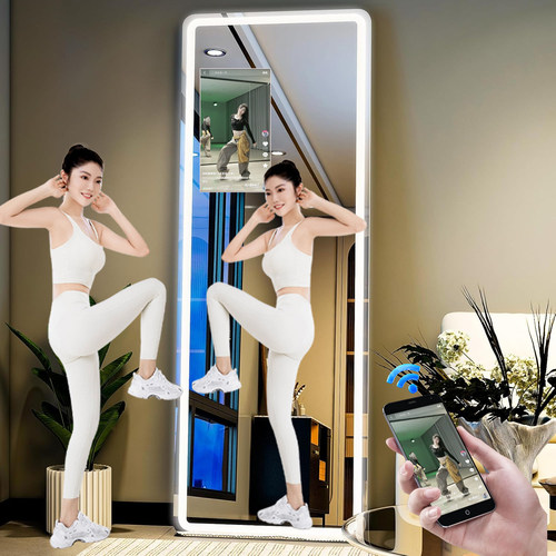 健身智能镜运动镜舞蹈魔镜家用锻炼瑜伽镜跟练跳舞全身智能健身镜