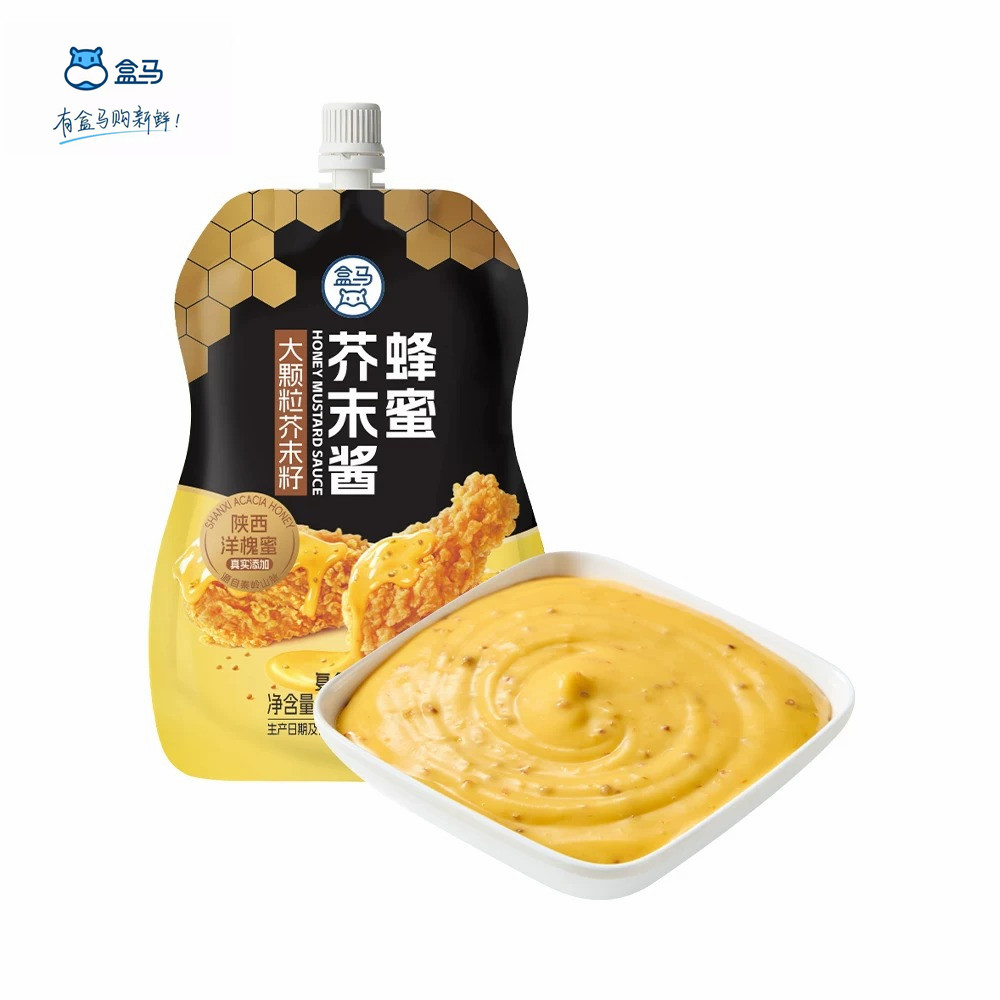 盒马蜂蜜芥末酱150g大颗粒图片
