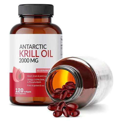 南极磷虾油Antarctic krill oil瓶装 ANTARCTIC KRILL OIL