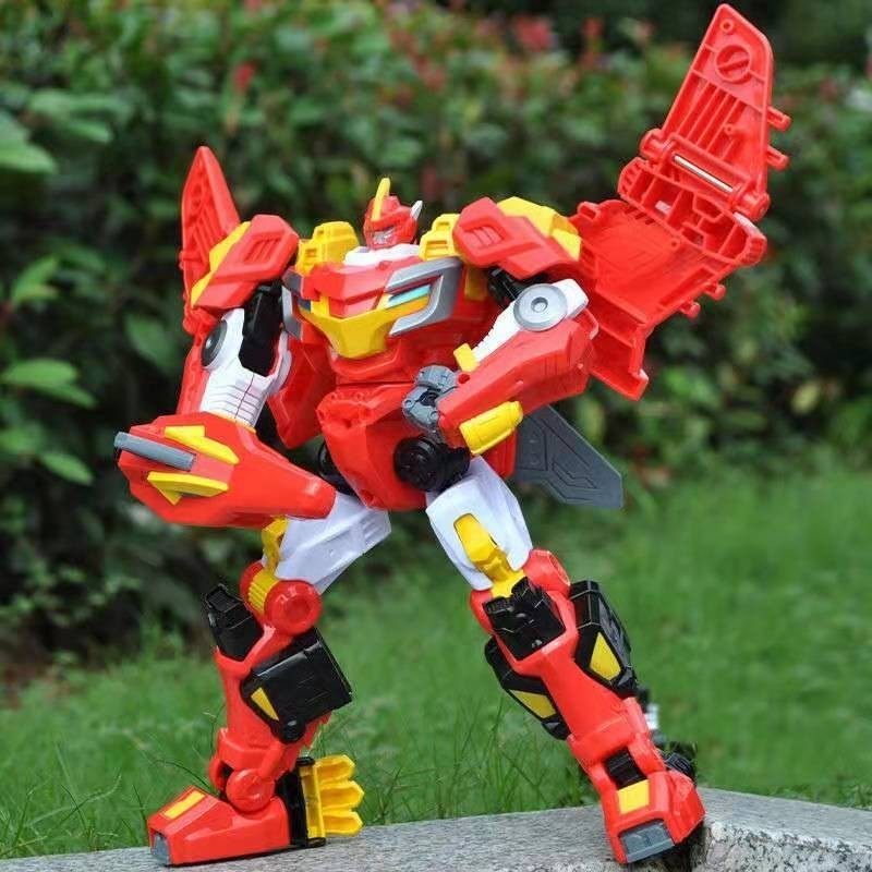 迷你特工队玩具X霹雳炎龙机甲变形机甲男孩雷霆炫龙X超级恐龙力量