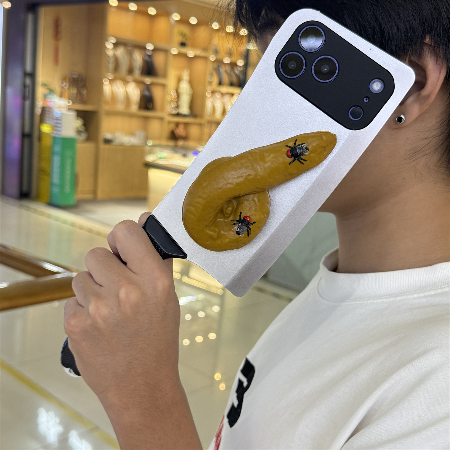 适用vivo抽象搞怪菜刀大便手机壳