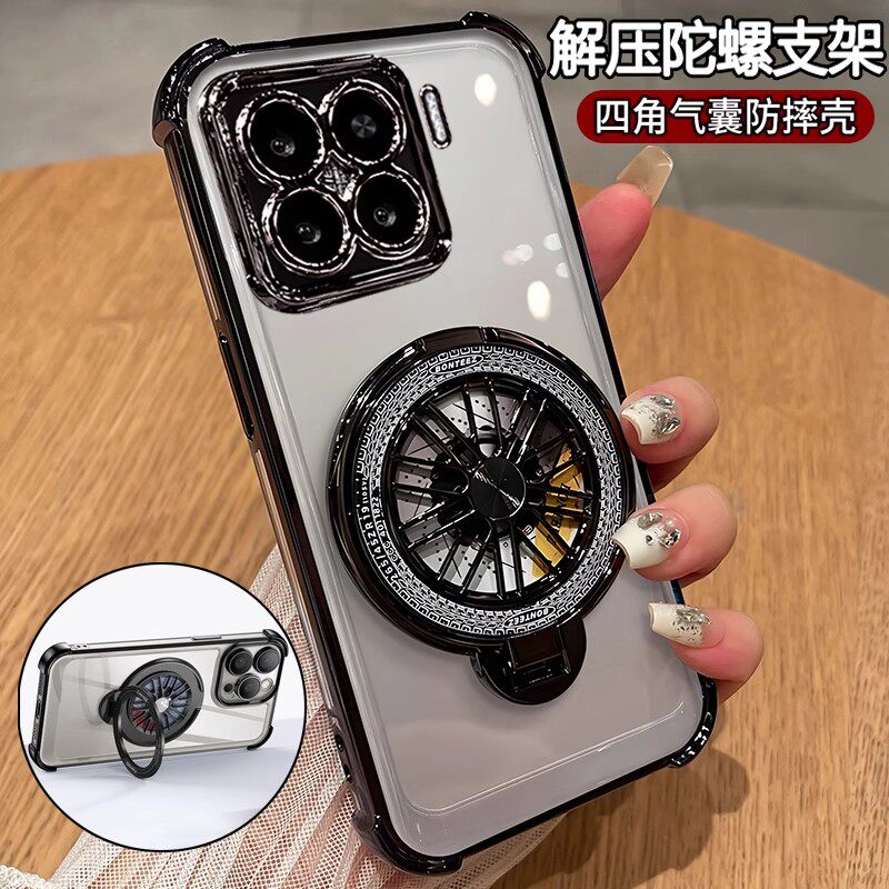适用于小米15SPRO手机壳15带镜头膜15pro透明保护套15ultra气囊14曲面屏14pro解压支架13女款13pro男款12全包
