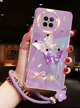 适用于vivoX90s手机壳曲面屏V2241HA高级感女新款防摔X90全包镜头X80Pro网红超薄硅胶软壳X9os保护套vivix90s