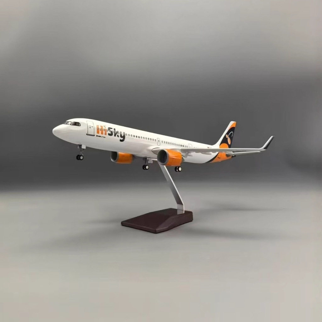 47cm HiSky Europe A321NEO 1:100欧洲嗨天航空A321neo仿真客机