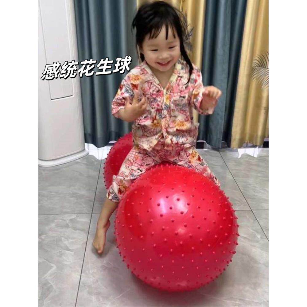 瑜伽球感官训练花生球设备宝宝早期教育龙珠宝宝增厚颗粒平衡球