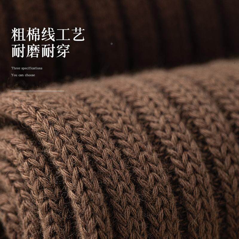 长系袜吸男JMI粗秋冬厚袜子美拉德棉线线防臭汗日松口男士中筒袜