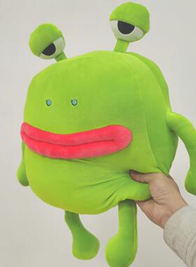 bigbig的杂货店可爱的柔软的大眼睛青蛙娃娃枕头娃娃装饰女孩的生