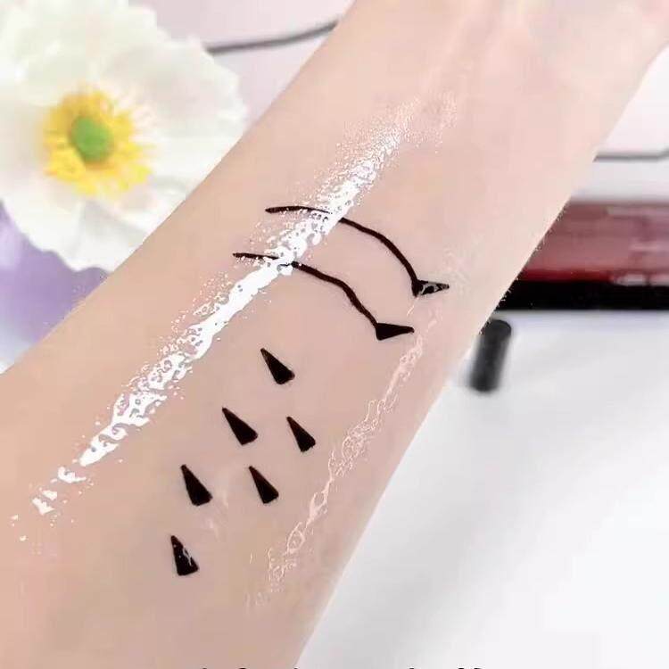 头笔印章眼线 线笔不双晕染防水色眼线USG 黑线液笔极细头新手初