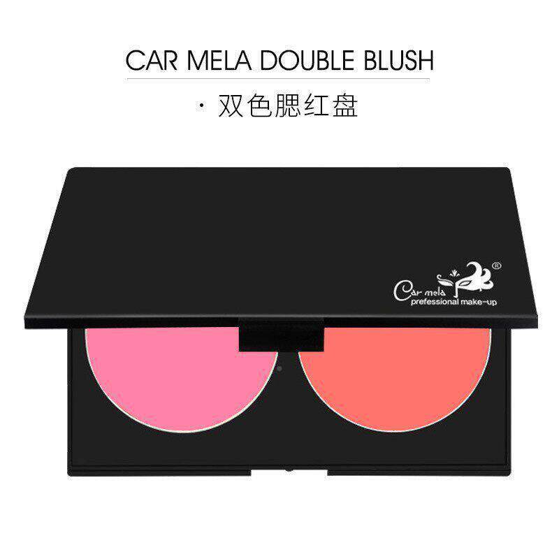 化妆师专粉用卡梅拉台双色腮红盘TTU舞妆桃色女自然晒红楼六一表