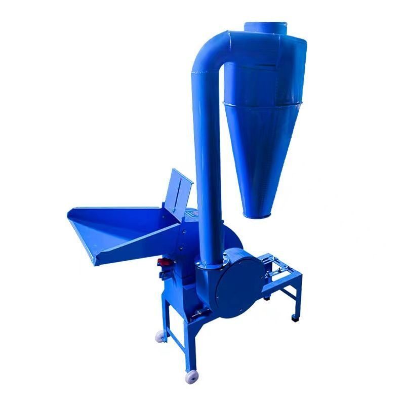 锤片式粉碎机磨粉机大型饲v料家用秸秆养殖老式打粉机铡丝揉草机