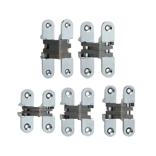 日本LAMP蓝普隐形门暗藏柜门铰链合页折叠门合页不锈钢十字铰链R