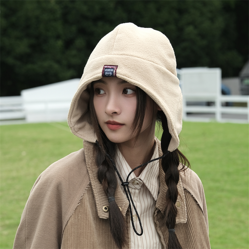 毛绒帽骑车韩版女防寒雷锋帽