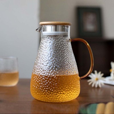 玻璃冷水壶家用食品级储水凉水冷泡壶大容量耐高温凉茶壶凉开水壶