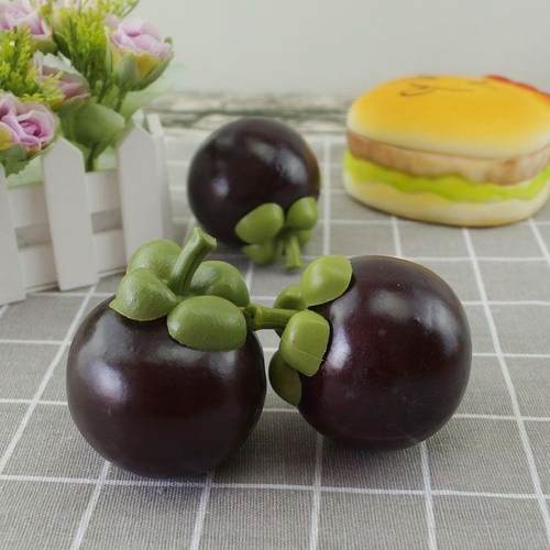 仿真山竹模型 假山竹水果摆件塑料模型摄影道具摆设水果店装饰