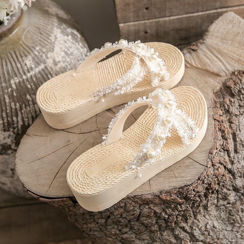 凉鞋2025正流行超级好看的凉拖鞋舒服不累脚的凉鞋厚底凉爽拖鞋仙