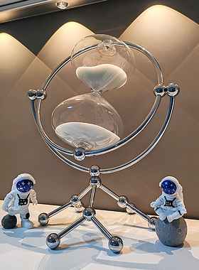 速发沙漏创意摆件流画高级感办公室轻酒客饰奢柜电视柜家居装厅品