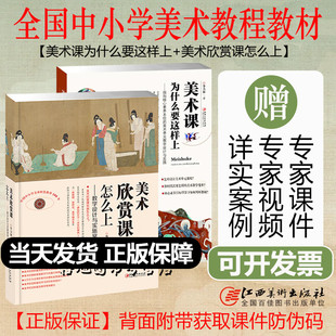 正版附防伪码课件【美术课为什么要这样+美术欣赏课怎么上】全国中小学美术教师教研员教程师范生指导教材李力加著江西美术出版社