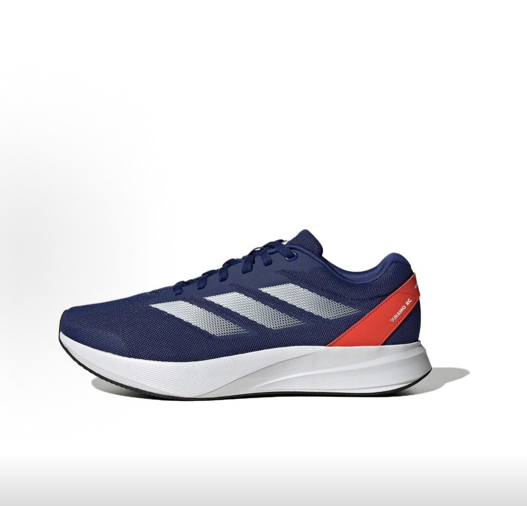 adidas Duramo RC 舒适 织物 低帮 训练短跑竞速跑步鞋 蓝色