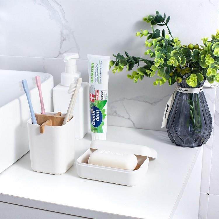 纤维肥皂旅式行装香皂盒便携肥无皂盒带架盖沥水肥皂竹盒环保收纳