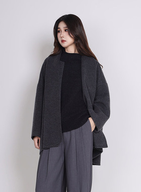 Jane express/简表达25冬新款羊毛简约高级感大衣DDY52001