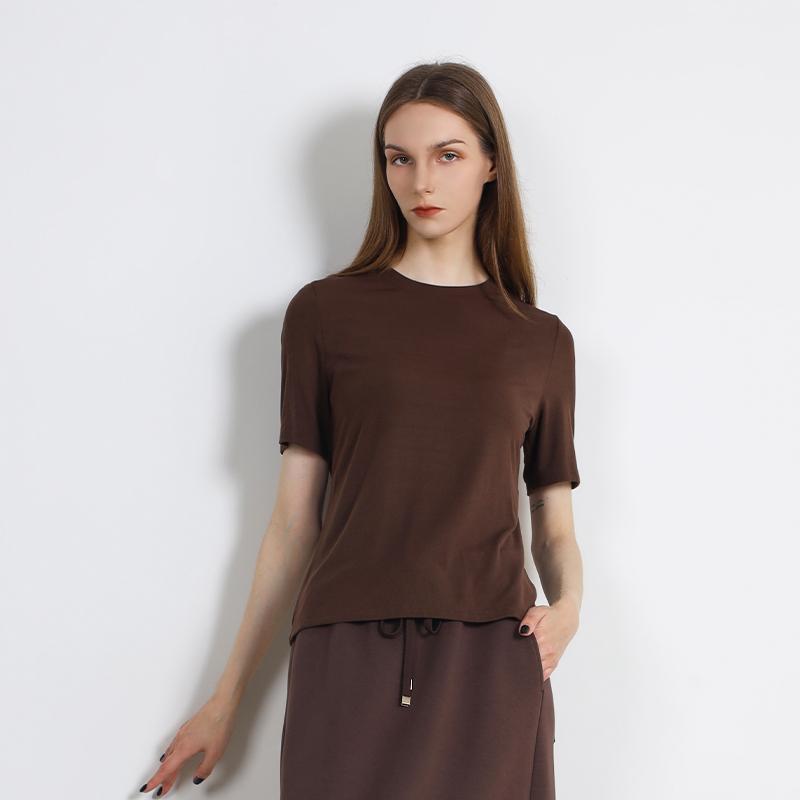 简表达圆领百搭休闲T恤