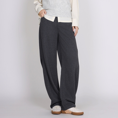 Janeexpress简约毛呢西装裤