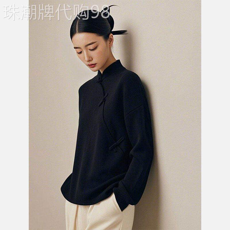新中式女装国风复古针织毛衣高级感内搭打底上衣女款2026新款春季