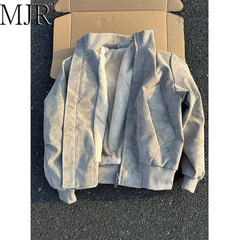 潮牌美式飞行夹克男款加厚立领棉衣2026新款短款痞帅男装冬装外套