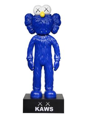 芝麻街公仔kaws大摆件雕塑暴力熊网红奶茶店大号客厅潮玩落地装饰