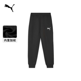 PUMA彪马男子加绒运动休闲抽绳罗纹束口长裤 633060 SWEATPANTSFL