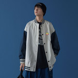 JK5232P80港风宽松夹克流行长袖棒球服流行男装情侣印花连帽夹克，男装夹克，星座510A-6
