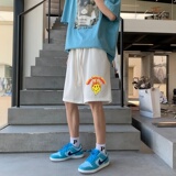 DD3679P28男夏短裤韩版潮流ins港风宽松短裤潮牌运动休闲五分裤，男装休闲裤，星座510A-6