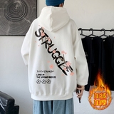 LR6021P65美式炸街樱花字母连帽卫衣男潮ins高街外套春秋宽松痞帅，男装卫衣，星座510A-6