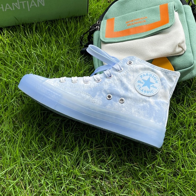 X2132P48夏新款潮流休闲情侣鞋港风高帮帆布鞋男小熊刺绣韩版板鞋，男鞋帆布鞋，星座510A-6