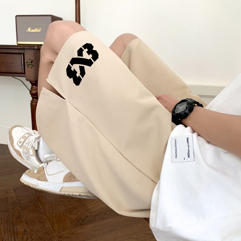 DD6311P28控39 夏季宽松阔腿中裤速干透气休闲运动短裤五分裤图片