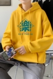 L2451P48延续潮流元素潮趣文字字母印花常规款连帽卫衣男，男装卫衣，星座510A-6