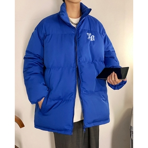 MY5832P85美式高街立领棉衣男冬季加厚潮牌痞帅宽松保暖无帽棉服图片