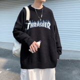 MD2842P55男生秋季宽松毛衣外套男士潮流休闲针织衫圆领毛衣上衣，男装针织衫/毛衣，星座510A-6