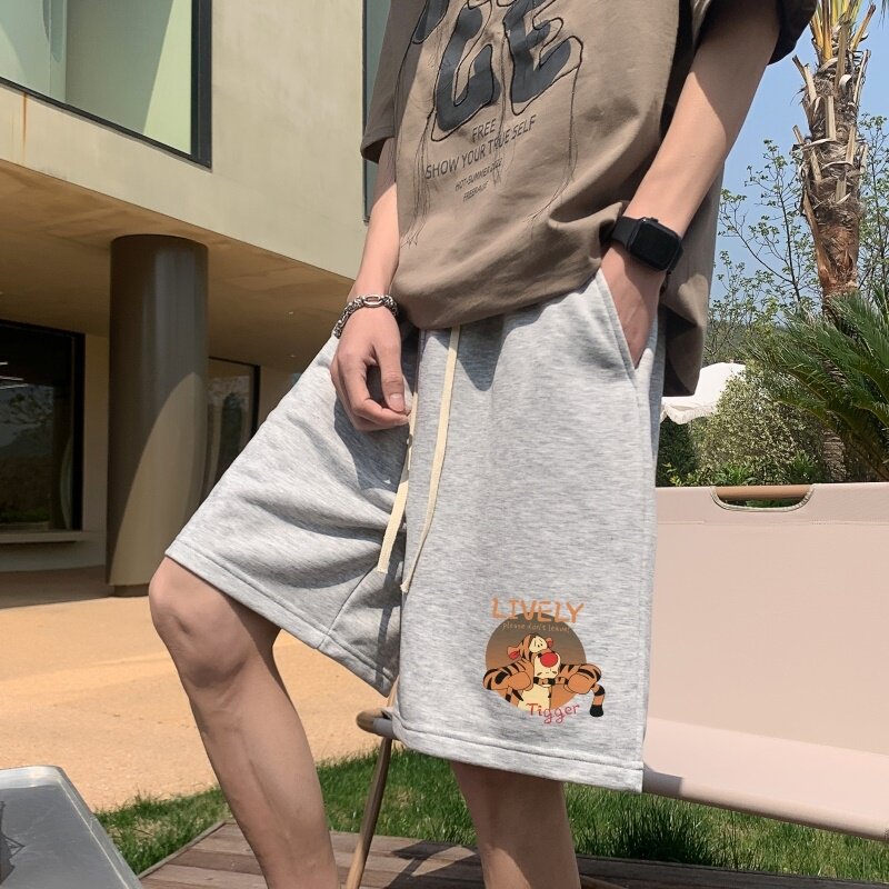 DD3678P28韩版潮流ins港风宽松短裤潮牌运动休闲五分裤男夏短裤,男装休闲裤,星座510A-6