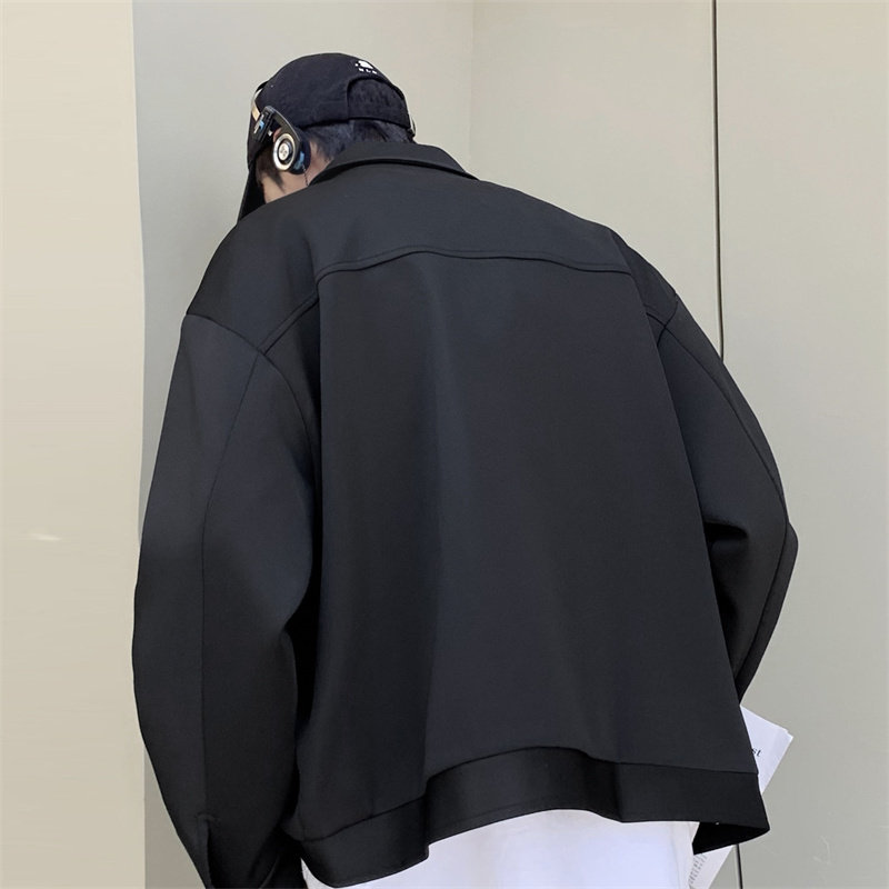 JK5398P85外套男秋冬季潮牌夹克chic宽松百搭上衣慵懒风青少年,男装夹克,星座510A-6