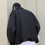 JK5398P85外套男秋冬季潮牌夹克chic宽松百搭上衣慵懒风青少年，男装夹克，星座510A-6