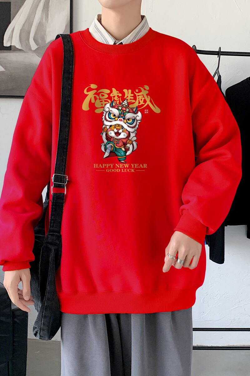 Y3256P45港风模特秋新款港风ins外套学生男卫衣圆领套头印花卫衣,男装卫衣,星座510A-6