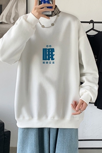 Y2482P38秋季男士bf宽松卫衣港风卫衣新款圆领韩版潮流衣服