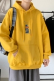 L2485P48秋卫衣2021秋新款港风ins连帽套头印花卫衣外套学生男女，男装卫衣，星座510A-6