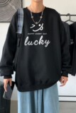 Y2297P38！21年秋冬新款港风日系大码印花长袖圆领卫衣男，男装卫衣，星座510A-6