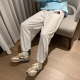 K2756P55秋冬新品卫裤男港风内景宽松大码运动情侣休闲裤，男装休闲裤，星座510A-6