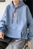 L2421P48秋装2021新款潮趣印花学生潮流男女情侣连帽卫衣，男装卫衣，星座510A-6