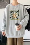Y2540P38春秋季新款圆领卫衣男宽松套头衫港风休闲外套ins潮，男装卫衣，星座510A-6
