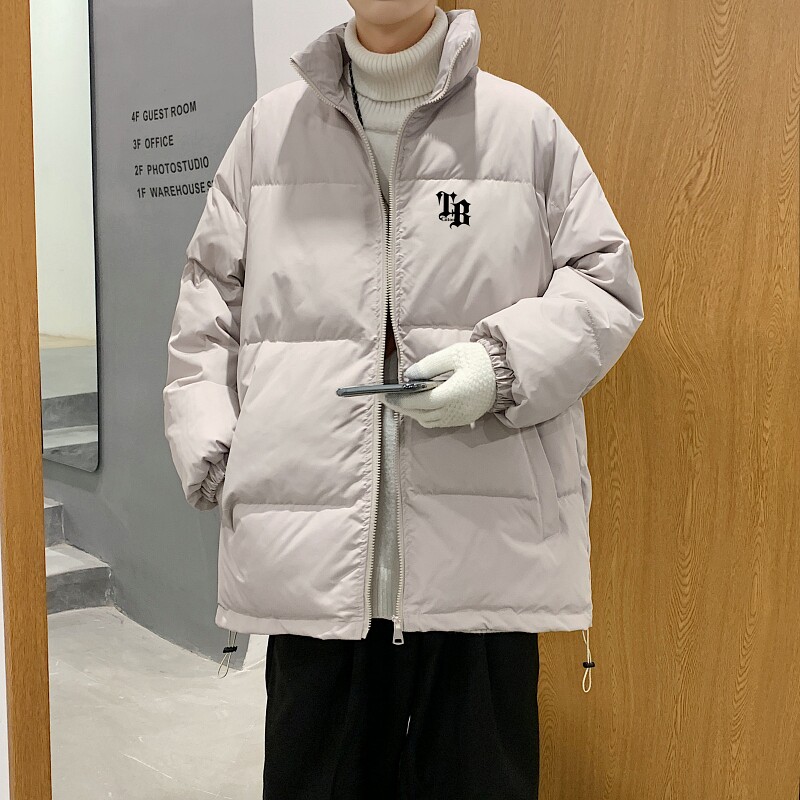 MY5832P85美式高街立领棉衣男冬季加厚潮牌痞帅宽松保暖无帽棉服,男装棉衣,星座510A-6